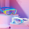 Greatever Adult Swimming Goggles | Anti-Fog & Comfortable Fit & No-Leak - Yellow Blue + Light Blue