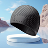 Bonnet de bain Greatever pour adulte, antidérapant et hautement élastique - Noir