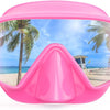 Greatever Swimming Goggles with Nose Cover , Anti-Fog Lens Leakproof Skirt for Adults Kids - Pink