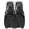 Greatever Snorkel Fins for Adult | Adjustable Buckles, Open Heel, Comfortable, Extra Convenient - Black