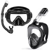 Masque facial intégral et équipement de plongée Greatever G1 pour adultes - Noir