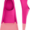 Greatever Kids Swim Training Fins for Lap Swimming | Mixed Colors & Eye-Catching - Rosepink/lightpink