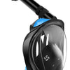 Greatever Adults G2 Full Face Snorkel Mask with Latest Dry Top System - Blue Black