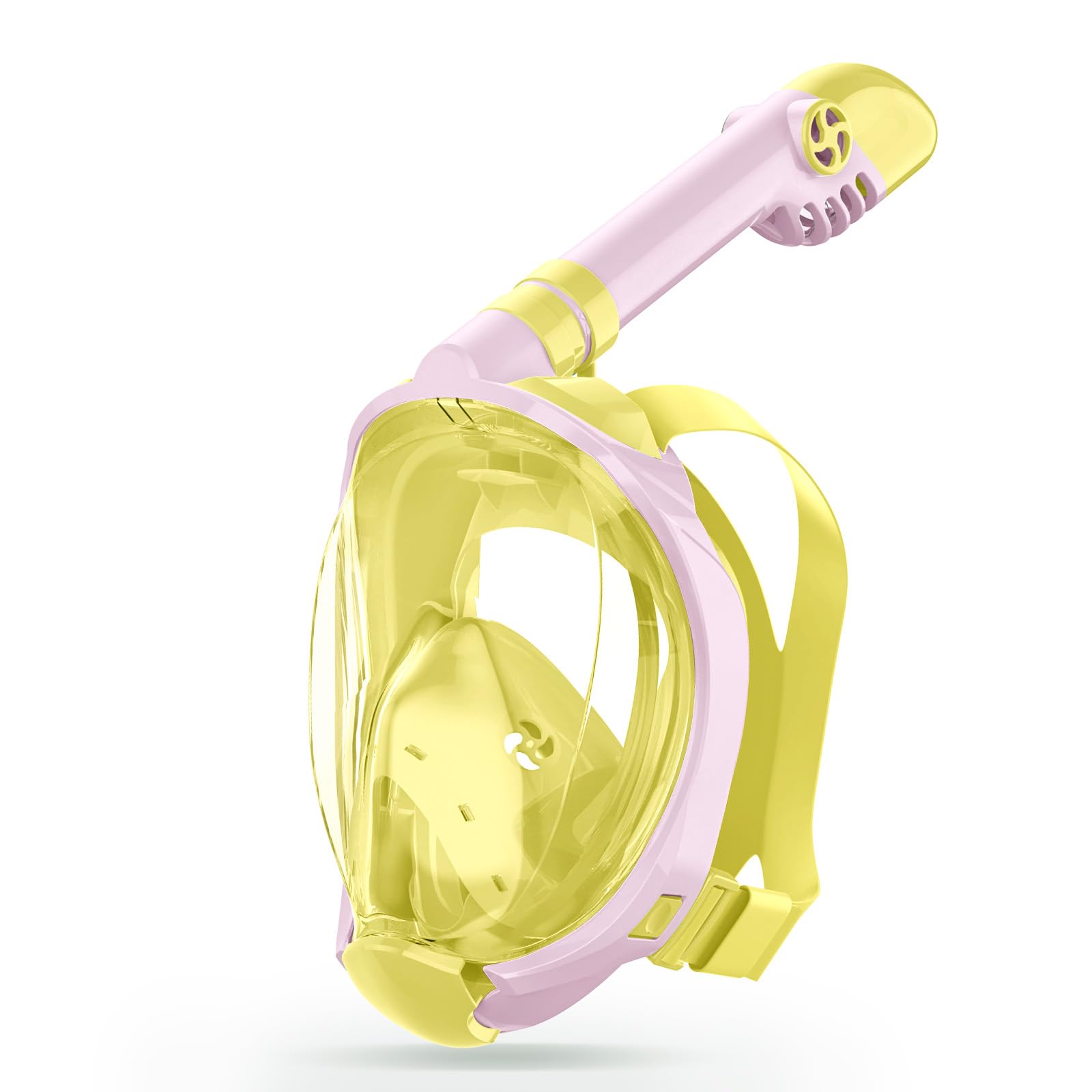 Greatever Snorkeling Gear for Kids,Ideal Gifts of Kids Snorkel Mask,Full Face Snorkel Mask Kids with Camera Mount,Safe Breathing for Enchanting Travel