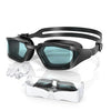 Greatever Anti-fog Swimming Goggles, HD Wide View Goggles Unisex-Adult - G3-black Black/ Plasma Anti - Fog Light Brown Lens