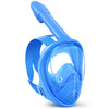 Greatever Kids Snorkel Mask Full Face | Beginner-Friendly & Anti-Fog & Leak-Proof - Blue