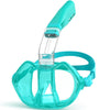 Masque de plongée demi-visage Greatever, innovant avec respiration nasale - Vert