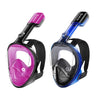Masque de plongée intégral anti-buée et anti-fuite Greatever G1 pour adultes, 2 pièces - Violet et bleu foncé