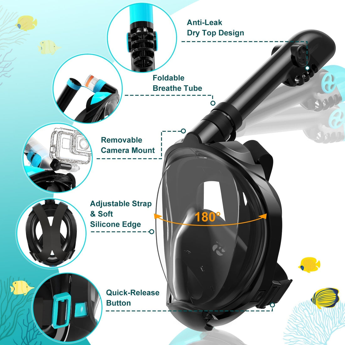 Full Face Snorkel Mask Safety Tips for Beginners: Everything You Need to Know