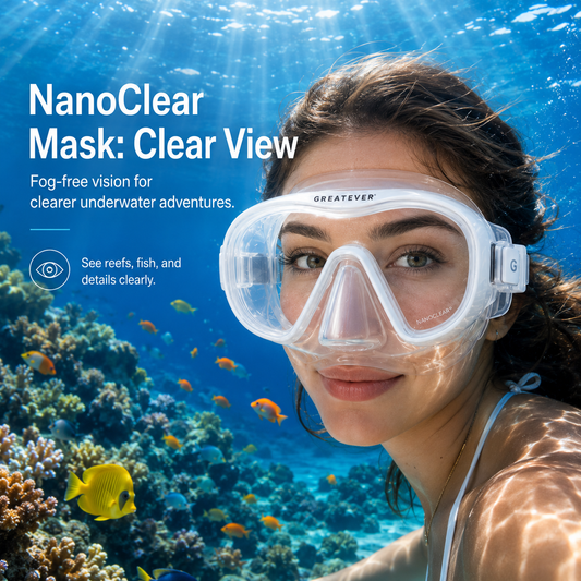 NanoClear™ Anti-Fog Lens: Clearer Vision From the First Snorkel