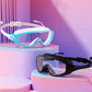 Greatever Wide View Swim Goggles for Adults, Anti-Fog & Comfortable No-Leak Fit
