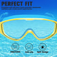 Greatever Wide View Swim Goggles for Adults, Anti-Fog & Comfortable No-Leak Fit
