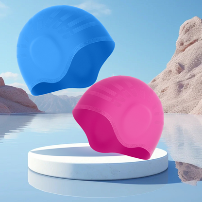 Greatever Adult Swim Cap | High Elasticity & Ear-Protecting