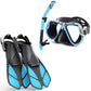 Greatever Adults Mask Fins Snorkel Set Snorkeling Gear