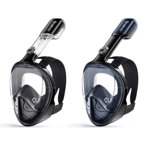 Greatever Adults G1 Full Face Mask | Anti Fog & Anti Leak Snorkel Mask - 2 Pcs