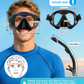 Greatever Adults Mask Fins Snorkel Set Snorkeling Gear - US&CA