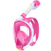 Greatever Kids G2 Full Face Snorkel Mask with Latest Dry Top System - Pink