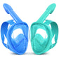 Greatever Kids Snorkel Mask Full Face 2 Pcs