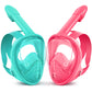 Greatever Kids Snorkel Mask Full Face 2 Pcs