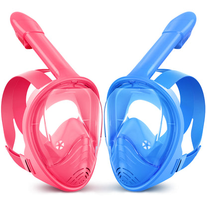 Masque de plongée intégral Greatever pour enfants, lot de 2 