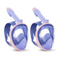 Greatever Kids Snorkel Mask Full Face - 2Pcs & Colorful