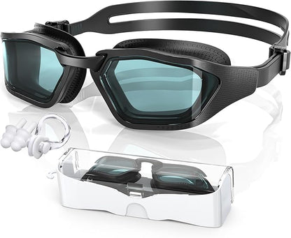 Greatever Plasma Anti-fog Swimming Goggles, HD Wide View Goggles For Women