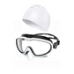 Greatever Adults Swimming Goggles Cap Set