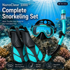 NanoClear 1000™ Complete Snorkeling Set - Green