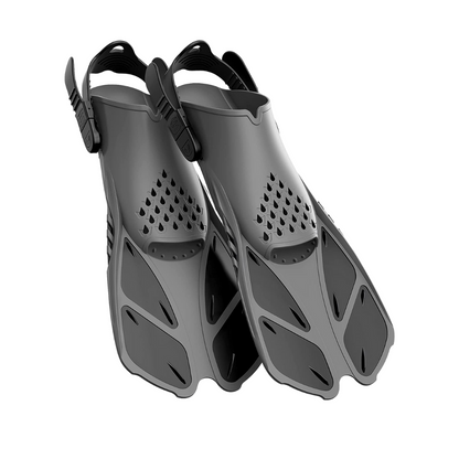 🎁 Greatever Kids Snorkel Fins Adjustable Buckles Open Heel Swim Flippers (100% off)