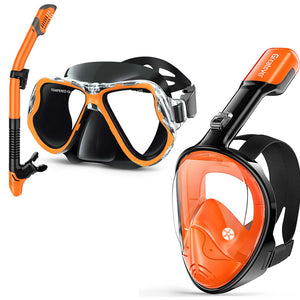 Greatever Adults G1 Full Face Mask And Snorkel Set