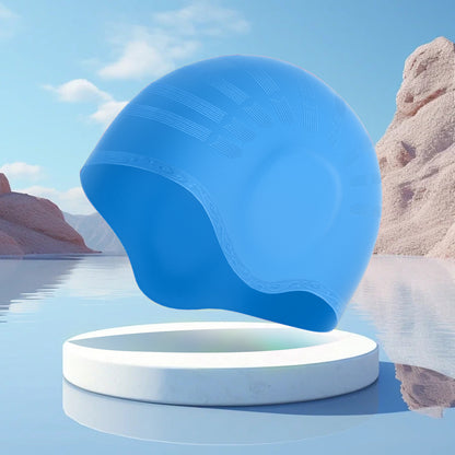 Greatever Adult Swim Cap | High Elasticity & Ear-Protecting