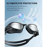 Swimming Goggles Adults, Anti-Fog Goggles, UV Protection Pool