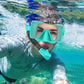 Swimming Goggles with Nasal Mask, Anti-fog Waterproof Swimming Snorkel