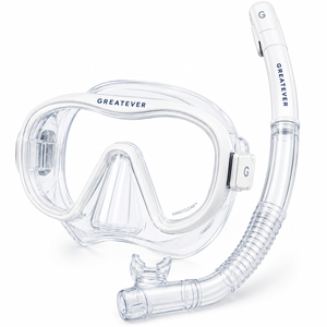 Greatever NanoClear™ Mask & Dry-Top Snorkel Set