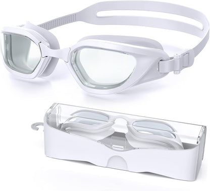 Lunettes de natation Greatever pour adultes, antibuée et protection UV
