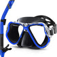 Greatever Kids Dry Snorkel Set Panoramic Wide View Anti-Fog Scuba Diving Mask