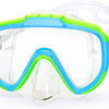 Greatever Swim Goggles Kids, Anti Fog Swimming Goggles with Nose Cover - Light Blue Green