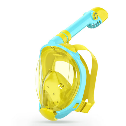 Greatever Snorkeling Gear for Kids£¬Ideal Gifts of Kids Snorkel Mask£¬Full Face Snorkel Mask Kids with Camera Mount£¬Safe Breathing for Enchanting Travel