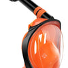 Greatever Adults G2 Full Face Snorkel Mask with Latest Dry Top System - Orange