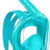 Greatever Kids Full Face Snorkel Mask | Ages 5–12 | Colorful Design & Fun Gift Idea - Cyan
