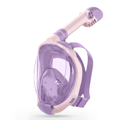 Greatever Snorkeling Gear for Kids，Ideal Gifts of Kids Snorkel Mask，Full Face Snorkel Mask Kids with Camera Mount，Safe Breathing for Enchanting Travel