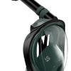 Greatever G2 Full Face Snorkel Mask with Latest Dry Top System - Black Grenn