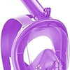 Greatever Kids Snorkel Mask Full Face - Purple