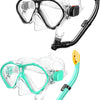 Greatever Kids Snorkel Set - Black+Cyan