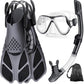 Greatever Adults Mask Fins Snorkel Set Snorkeling Gear