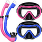 Greatever Snorkeling Gear for Adults, Snorkel Mask Set 180° Panoramic View Snorkel Gear