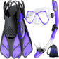 Greatever Adults Mask Fins Snorkel Set Snorkeling Gear