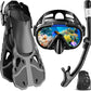 Greatever Snorkel Set with Fins for Adults