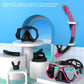 Greatever Dry Snorkel Set Panoramic Wide View Anti-Fog Scuba Diving Mask