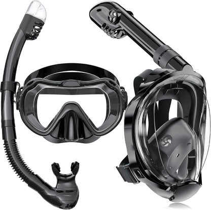 Greatever Full Face Snorkel Mask Snorkeling Gear for Adults Men and Women